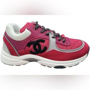 Pink Chanel Sneakers
